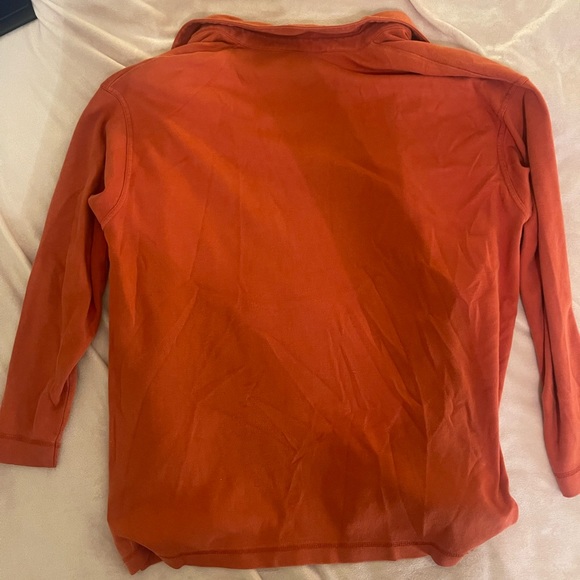 Long sleeve red/orange button up, mens medium - Picture 2 of 2